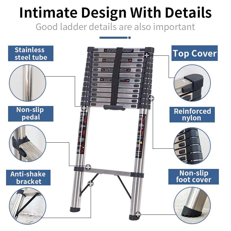 stainless ladder