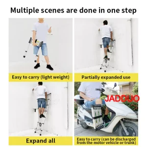 Extension Tube Single Telescopic Ladder