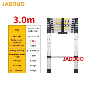 Extension Tube Single Telescopic Ladder