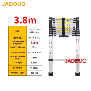 Extension Tube Single Telescopic Ladder