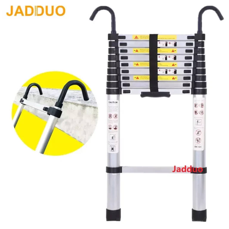 Extension Tube Single Telescopic Ladder with Hook