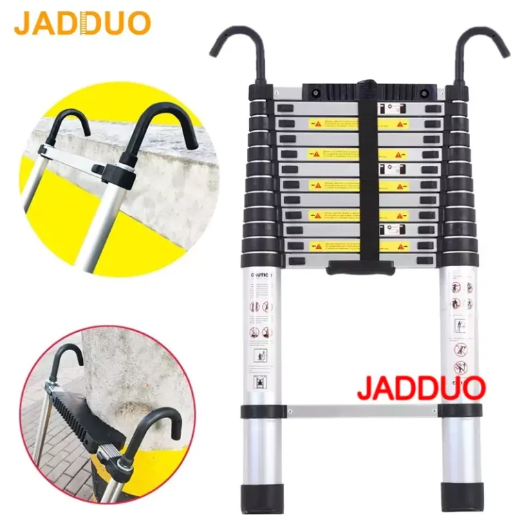 Pole Single Telescopic Ladder with Hook