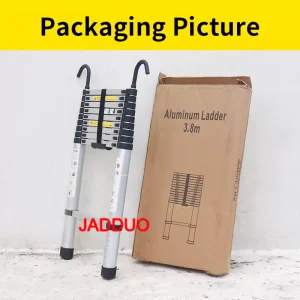 Single Telescopic Ladder with Hook Hanging Wall Edge Escaler EN131