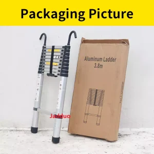 Extension Tube Single Telescopic Ladder with Hook