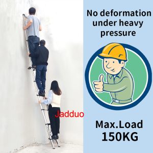 Stainless Steel Single Telescopic Ladder 1.9m-6.3m