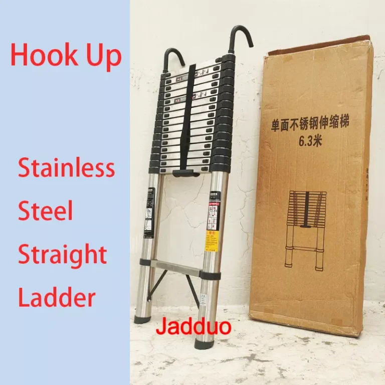 Steel Single Telescopic Ladder with Hook