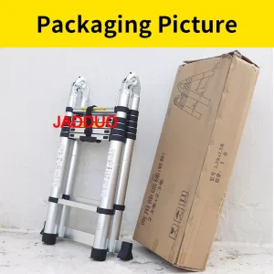 Aluminum 2 IN 1 Multipurpose Telescopic Ladder Portable A Frame Ladders