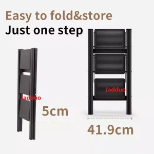 Flower Stand Ladder Black