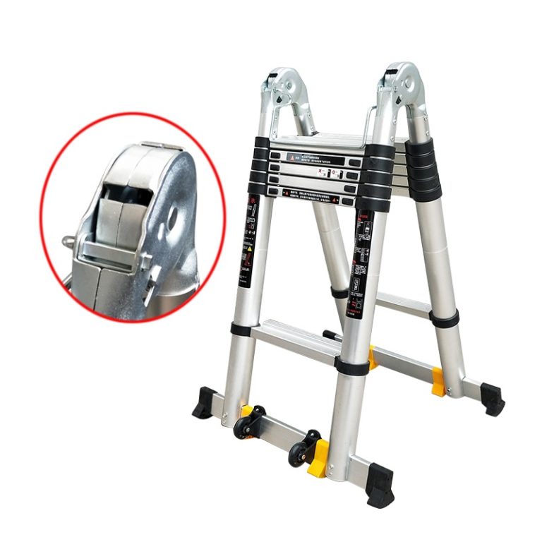 Reinforced Bracket 2 IN 1 Ladder Black Wide Joints&Tie Rod - Jadduo