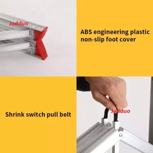 A-Frame Design Stick Box Ladder Aluminum