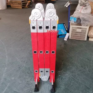 Red insulated ladder Multi-Functional ladder big hinge
