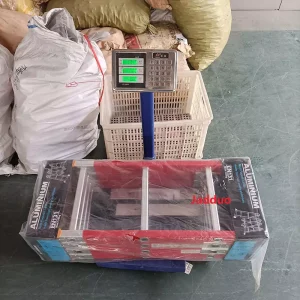 Red insulated ladder Multi-Functional ladder big hinge