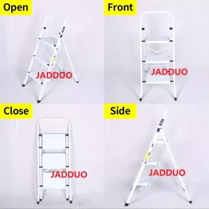 White Household Ladder Square Tube