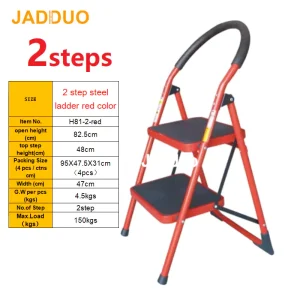 Steel Ladder Red Color