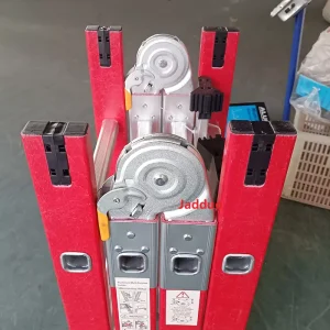Red insulated ladder Multi-Functional ladder big hinge