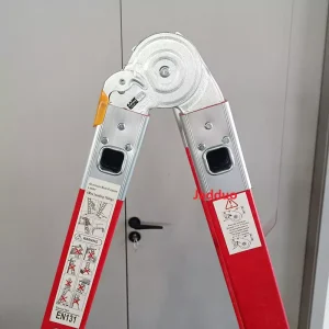 Red insulated ladder Multi-Functional ladder big hinge