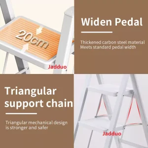 White Flower Stand Ladder
