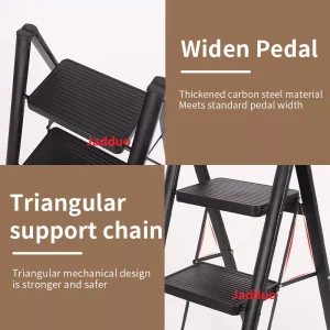 Flower Stand Ladder Black