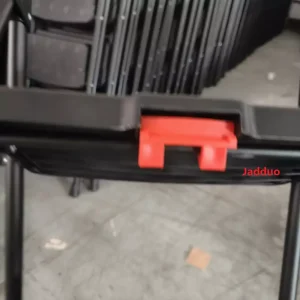Round Iron Ladder Black with Plastic Tread
