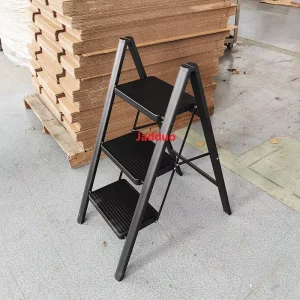 Flower Stand Ladder Black