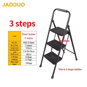 Iron Household Ladder Round Tube