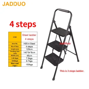 Iron Household Ladder Round Tube