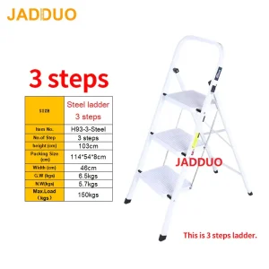 White Household Ladder Square Tube