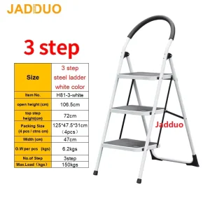 White Color Steel Ladder