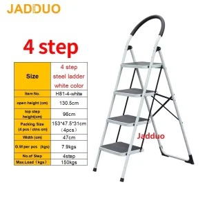 White Color Steel Ladder