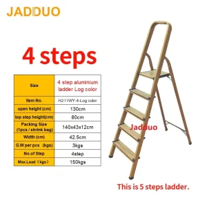 Log Color Aluminium Ladder