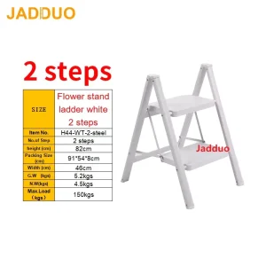 White Flower Stand Ladder