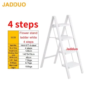 White Flower Stand Ladder