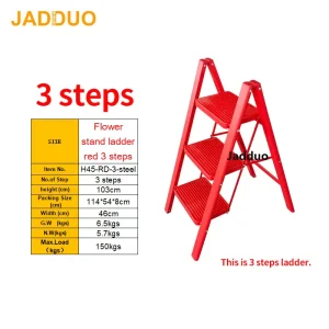 Red Flower Stand Ladder