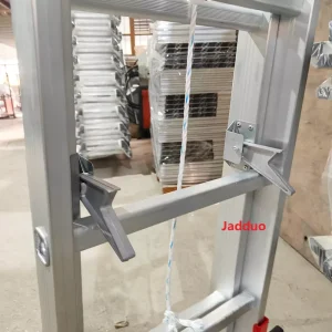 2 Section Ladder With Pulley and Rope