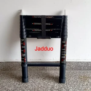 2.0m/2.3m/2.6m Black Oxidation One-button Telescopic Tent Ladder