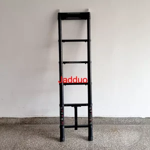 2.0m/2.3m/2.6m Black Oxidation One-button Telescopic Tent Ladder