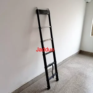 2.0m/2.3m/2.6m Black Oxidation One-button Telescopic Tent Ladder