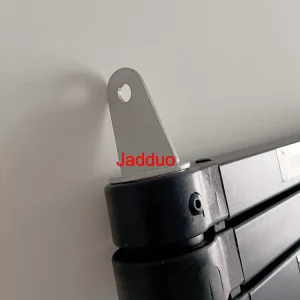 2.0m/2.3m/2.6m Black Oxidation One-button Telescopic Tent Ladder