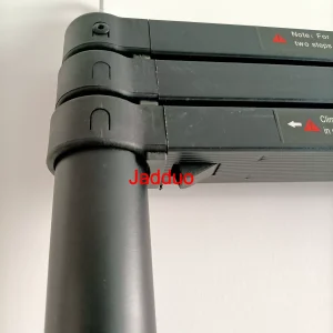 2.0m/2.3m/2.6m Black Oxidation One-button Telescopic Tent Ladder