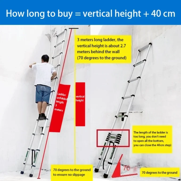 How to place a ladder