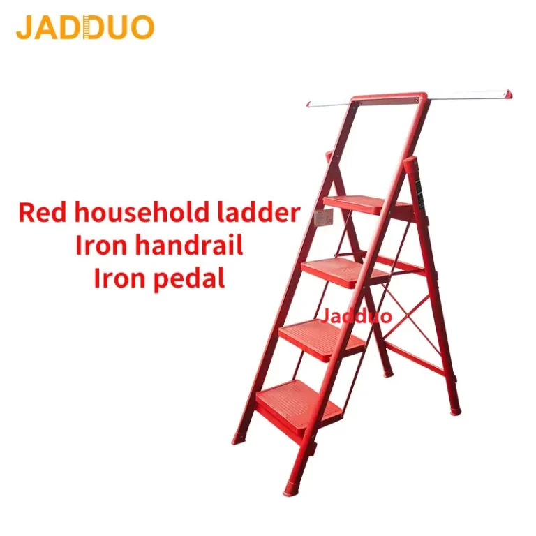 Iron Red Household Ladder Pull-out Bracket