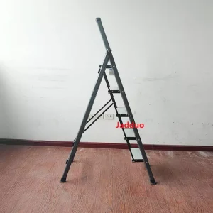 Black Iron Handrail Aluminum Pedal Household Ladder