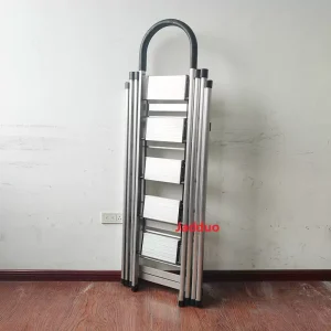 Clothes Drying Rack Folding Household Ladder Indoor White