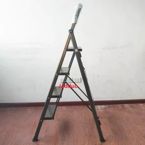 Aluminum Champagne Gold Household Ladder Without Anti-skid Strips