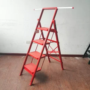Iron Red Household Ladder Pull-out Bracket