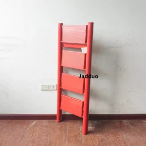 Red Aluminum Alloy Flower Stand Ladder