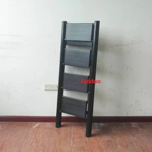 Black Aluminum Flower Stand Step Ladder