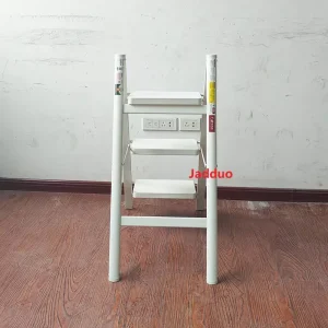 Iron Flower Stand Ladder White
