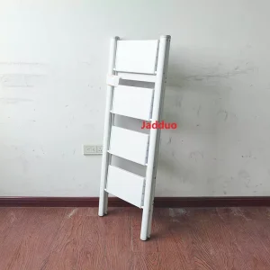 Aluminum Alloy Flower Stand Ladder White