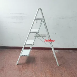 Aluminum Alloy Flower Stand Ladder White